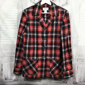 Pendleton The 49’er Retro Plaid Jacket Red Black M